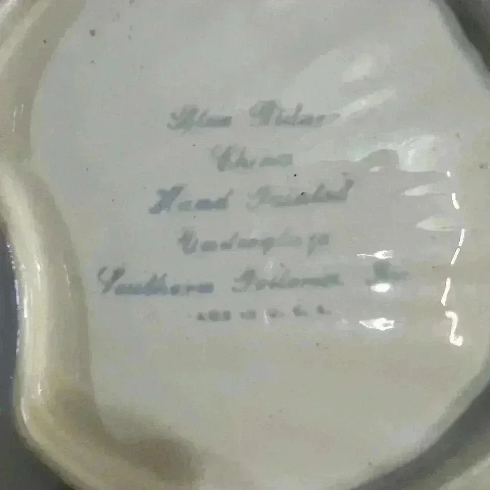 Vintage Blue Ridge Southern Potteries Shell Dish 9 Inch Excellent - Picture 6 of 6